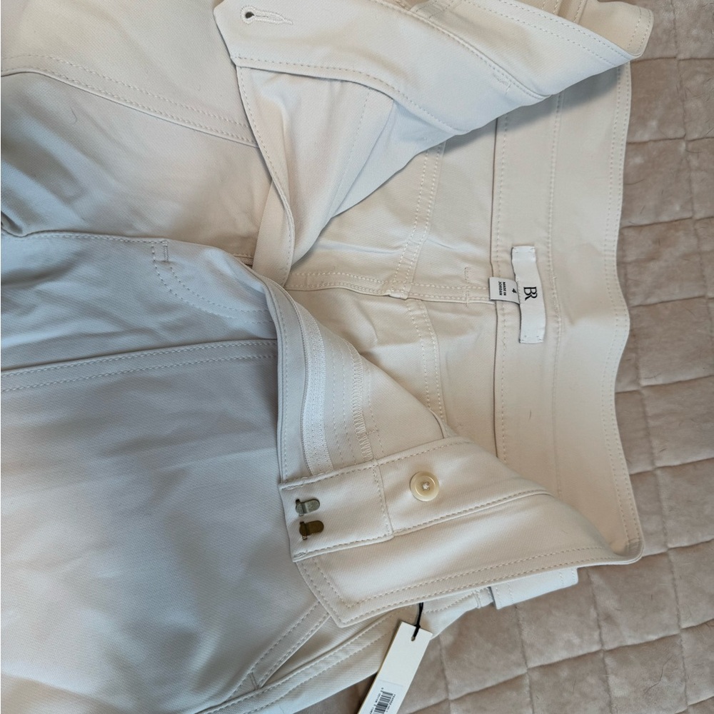 Banana Republic Cream Straight Leg Pants